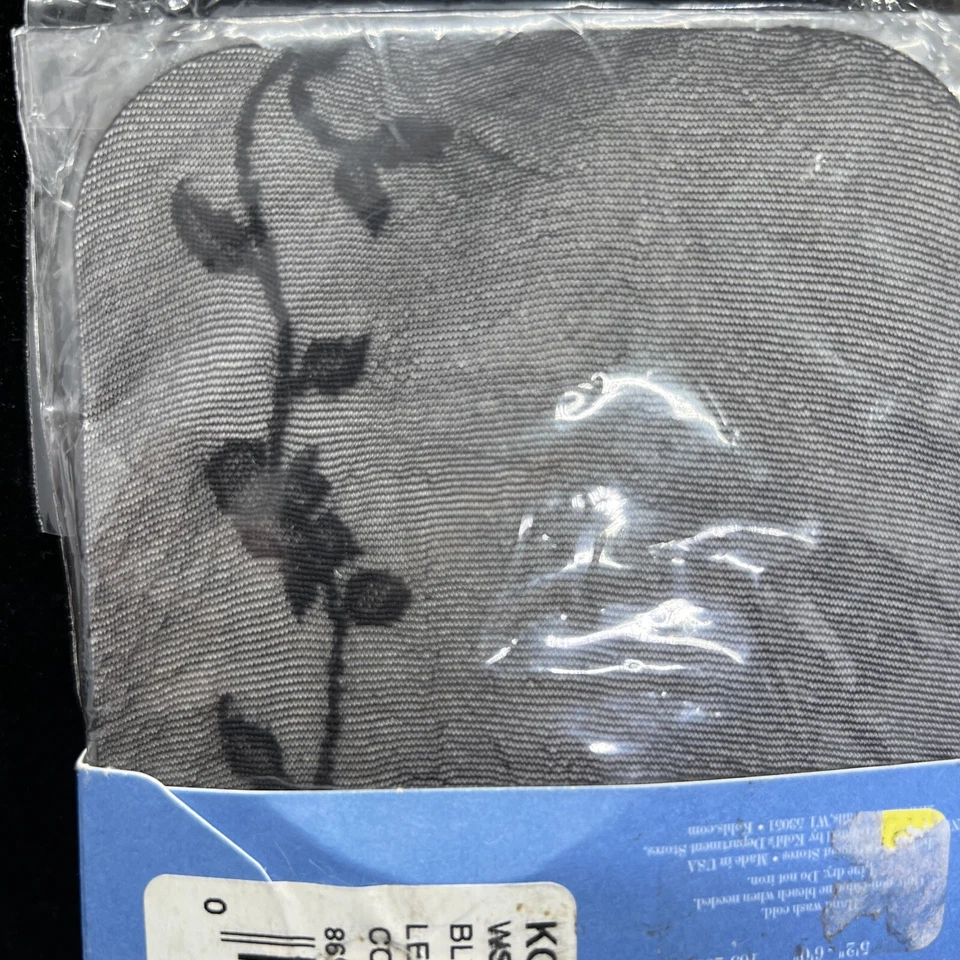  Medias Black Leaf Vine Control Talla 1 Negro Vera Wang Sheer Control Top Medias Foto 4 de 4