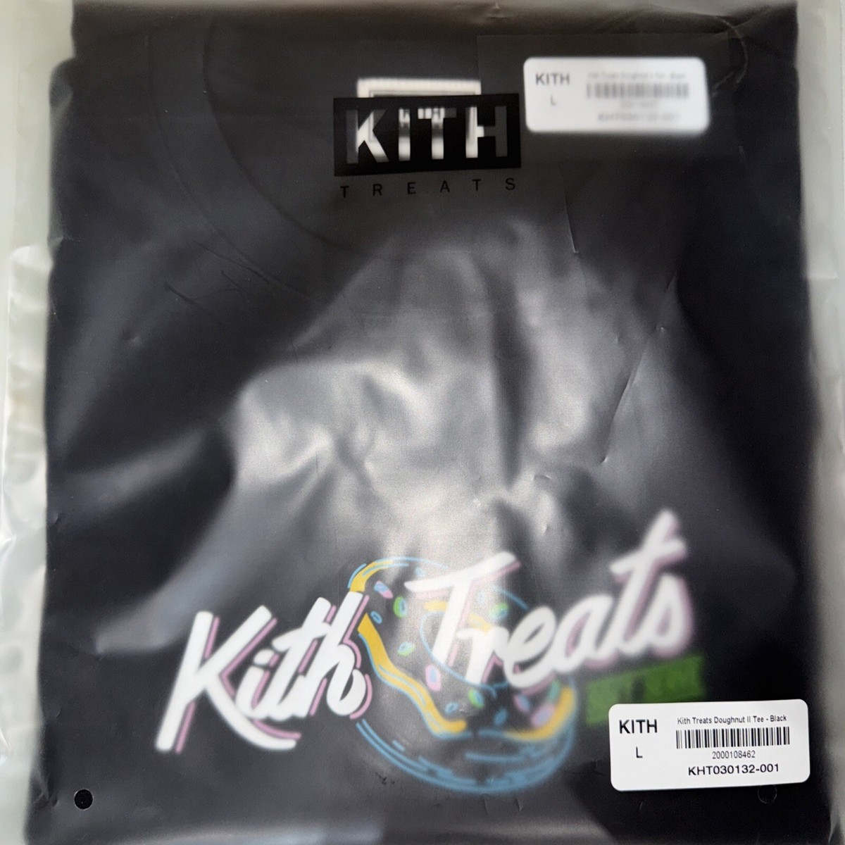 Kith Treats Donut II Tee Black Size L Brand New Sold out | eBay