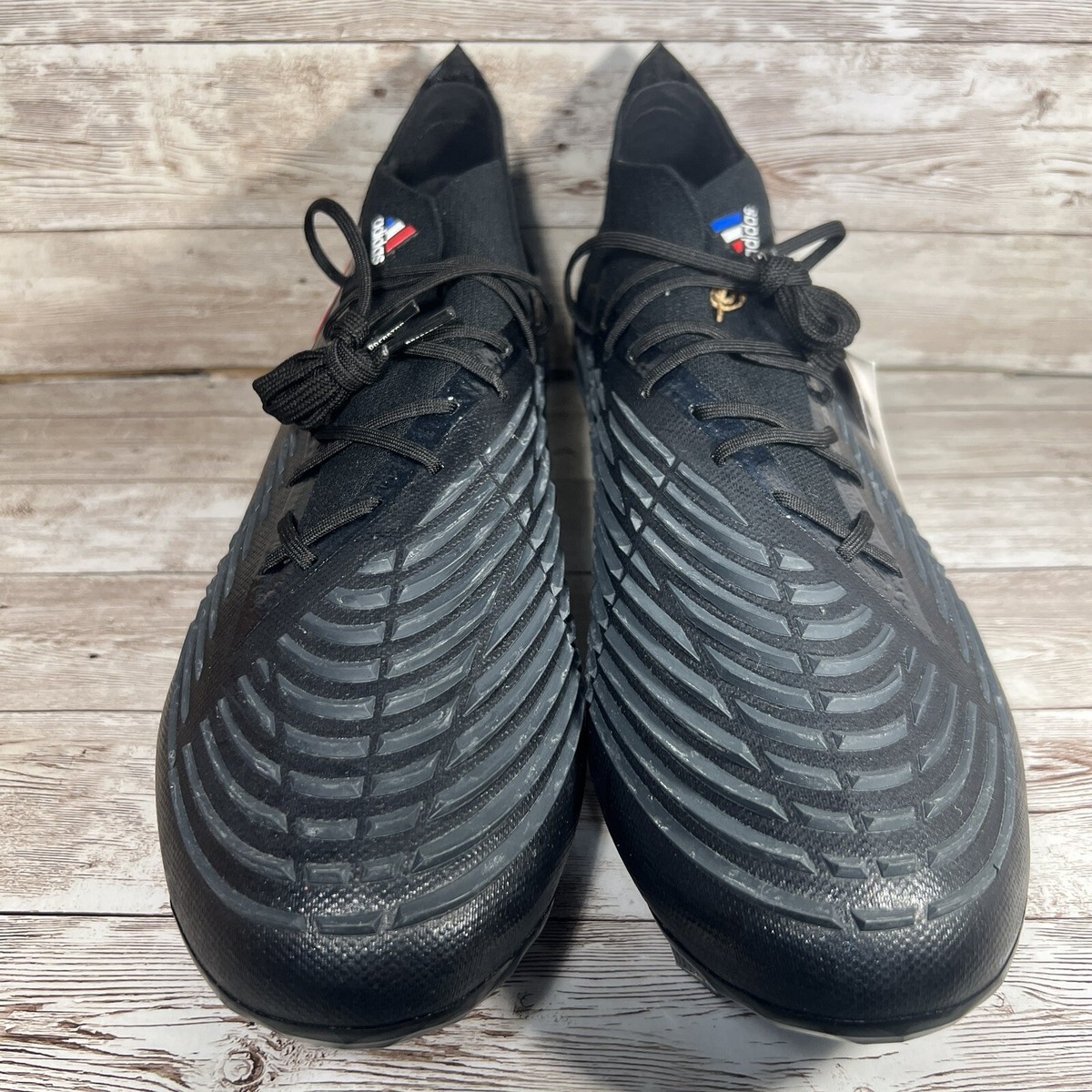 Adidas Predator Edge.1 FG Soccer Cleats Black Red Blue  display picture 2