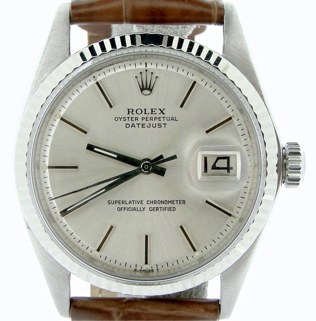 Rolex Datejust Silver Men's Watch 