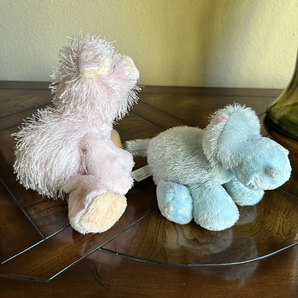 Webkinz Pink Pig Blue Hippo Plush Stuffed Animal Set Of 2 Great Condition - Image 4 of 4