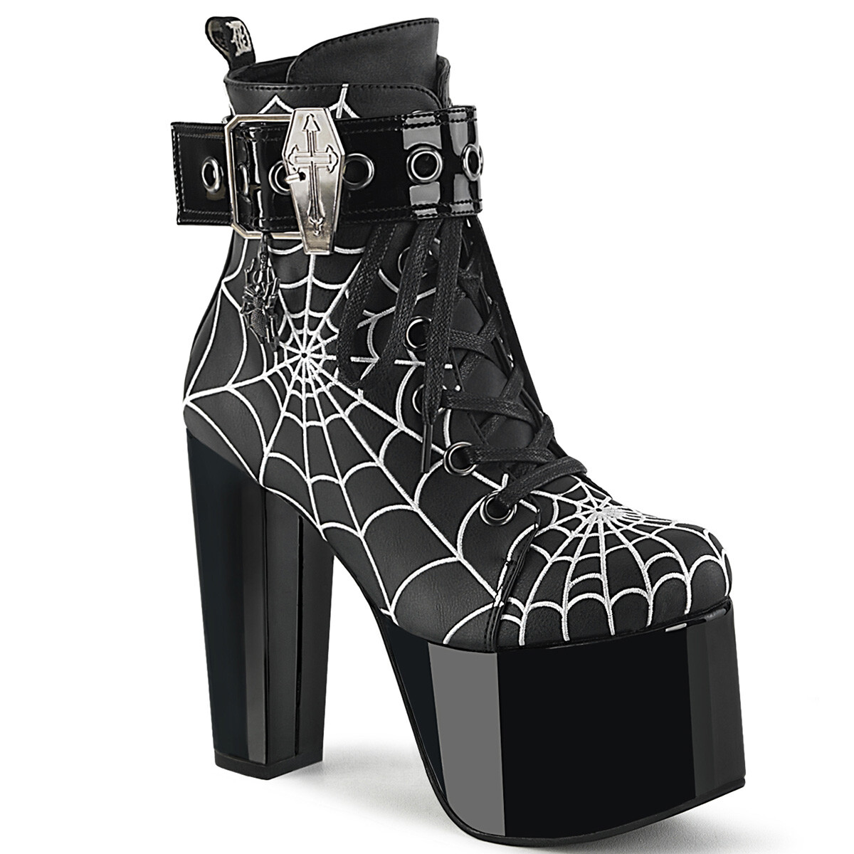VAMPS 会報　6〜22 Black Platform Witch Coffin Spiderweb Goth Vampire Costume