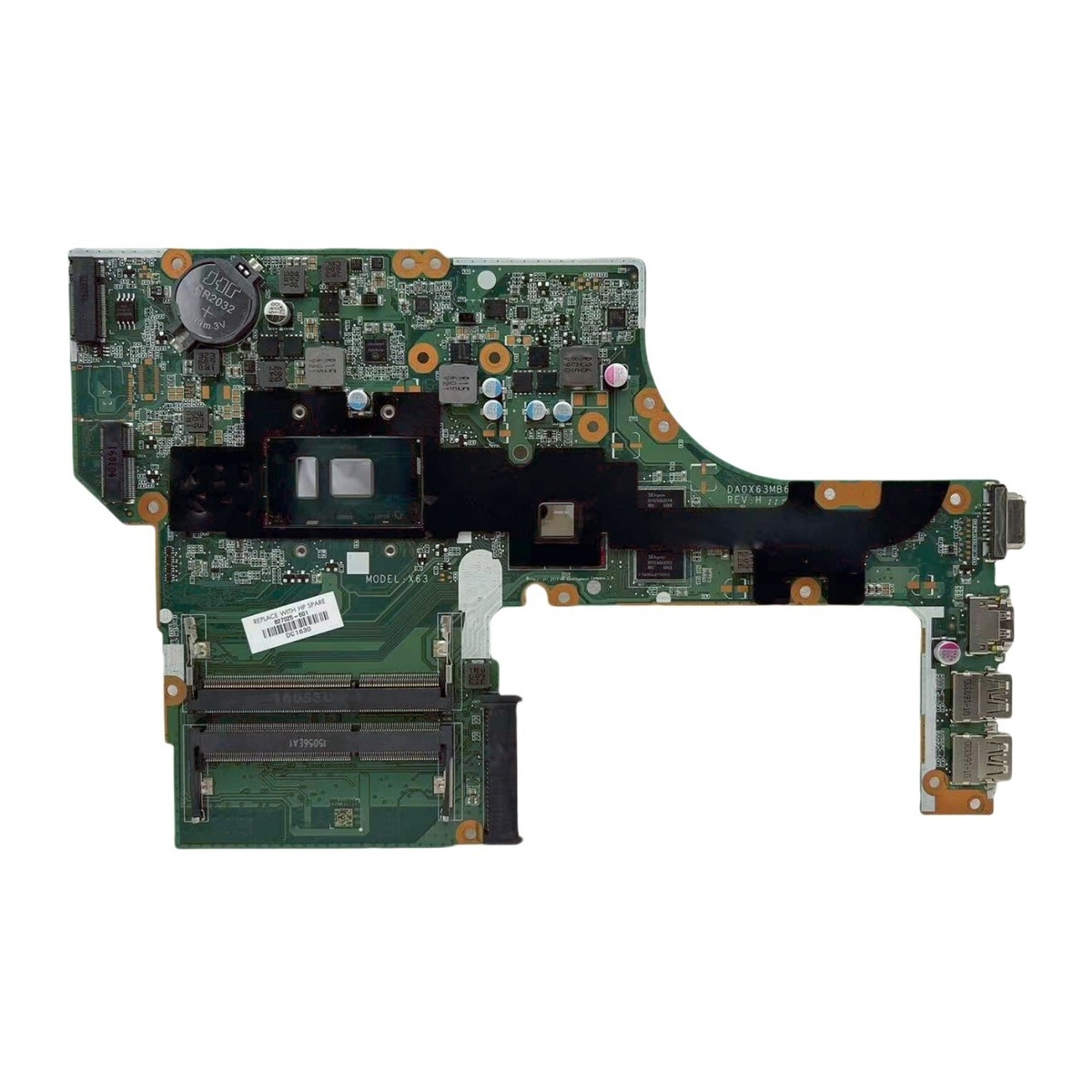 DA0X63MB6H1 For HP Probook 470 G3 motherboard i5-6200U R7 M340 2G