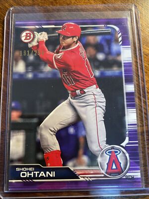 2019 bowman 大谷翔平　purple 2019 BOWMAN Shohei Ohtani #34 PURPLE Parallel 110/250