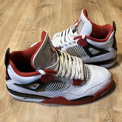 Nike Air Jordan 4 Retro Fire Red 2020 Men Size 10.5 CLEAN DC7770
