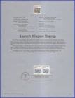 USA8 #2464 U/A SOUVENIR PAGE FDC STR2  Lunch Wagon
