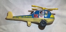 Vintage Tin Toys Airport Service Helicopter Made in Japan
