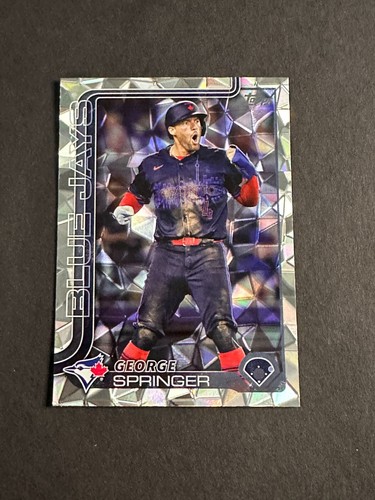 2025 Topps Series 1 - George Springer #82 Diamante Foil