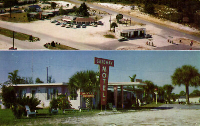 PC US, GATEWAY MOTEL RESTAURANT, FORT PIERCE, FL, MODERN Postcard (b52363)