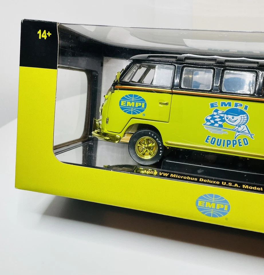 M2 Machines 1:24 EMPI 1960 VW Microbus Deluxe U.S.A. Model Chase 1/750 New HTF - Image 2 of 4