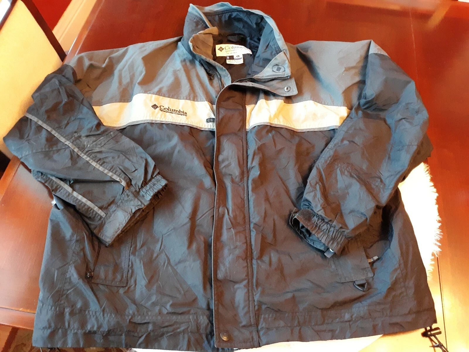 Mens Columbia Jacket Bugaboo Size XL Olive Green/Black/Gray