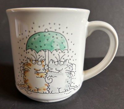 Sandra Boynton Mug Someday When We re Both Rich and Famous Cats Umbrella Rain
