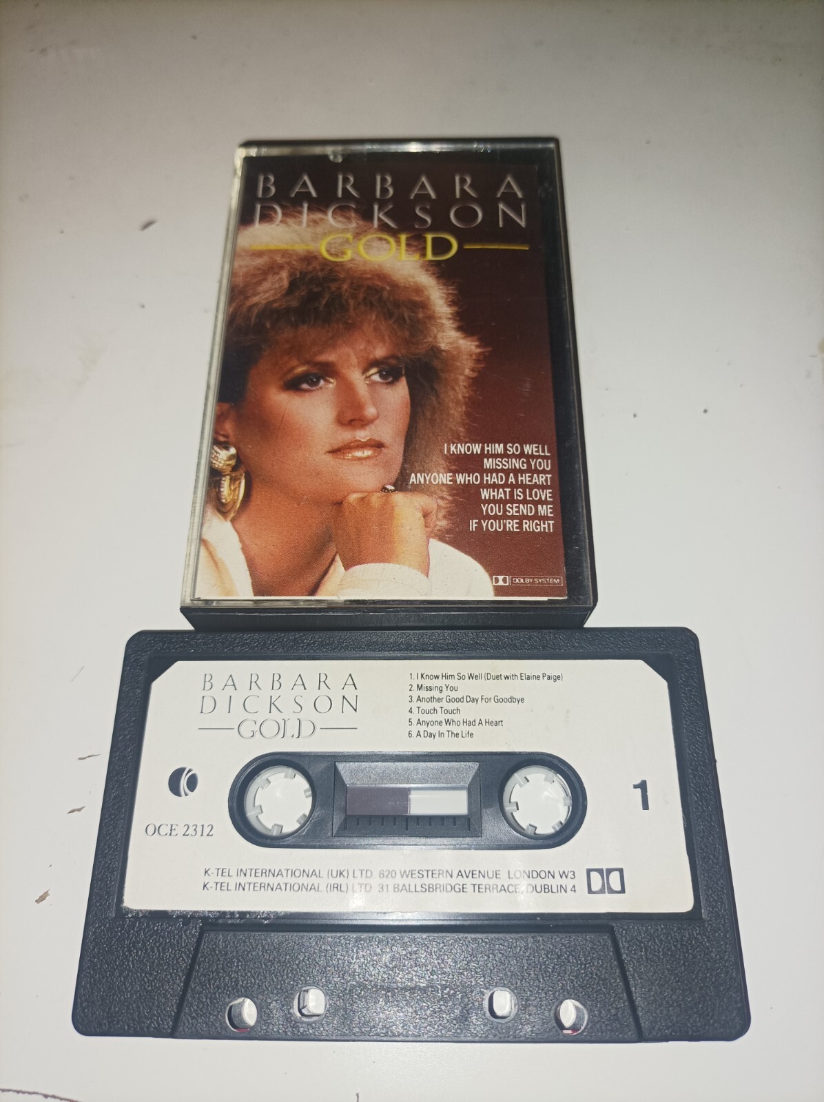 K-tel Barbara Dickson Gold Cassette TESTED