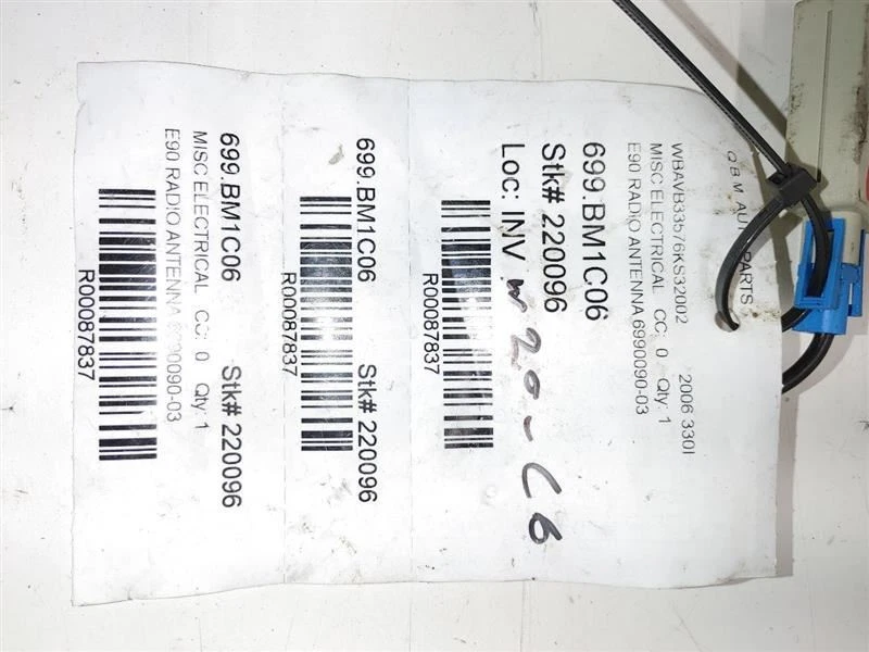 2006 宝马 330I E90 收音机天线 6990090-03 — 第 4/4 张图片