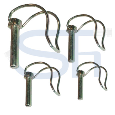 Rohrklappstecker Stahl verzinkt Rohr Klappsplint Klappstecker Klappsplint Hänger