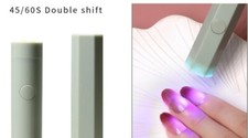 Mini Sèche Ongles USB Portable Séchage Rapide Salon Lampe LED UV Nails / blanc