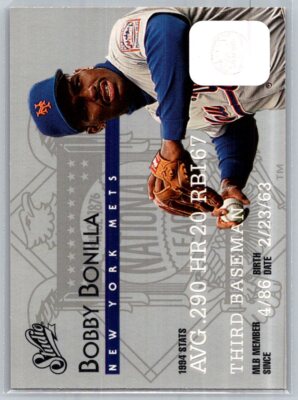  1995 Studio Baseball #105 Bobby Bonilla - New York Mets 