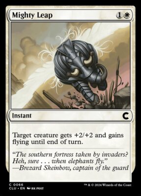 MTG Ravnica Clue Edition C Mighty Leap #0066