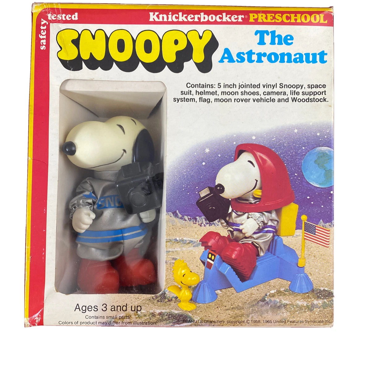 Retro Snoopy Astronaut