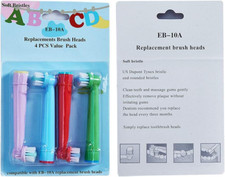 Kid Toothbrush Head Fits For Oral-B Pro Kids Cars,Spiderman,Frozen Toothbrush