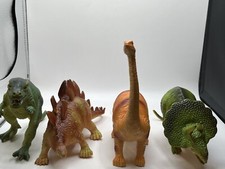 Assorted Dinosaurs Stegosaurus 9" T Rex Apatosaurus Triceratops Animal Figures