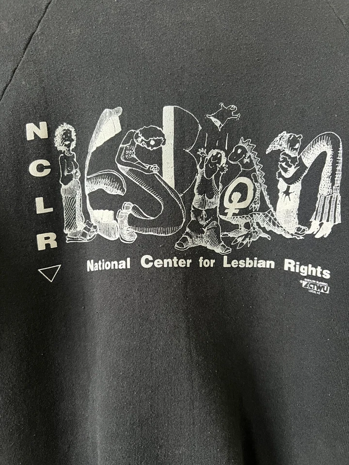 Vintage 1980’s NCLR Feminist pro Choice Lesbian LGBQT crewneck Size M - Image 2 of 4