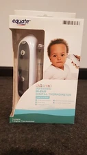 EQUATE Infrared In-ear Digital Thermometer  All Ages F / C 10 Readings Memory 