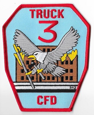 Chicago Fire Department, Illinois Truck 3 Shoulder Patch V1 | eBay