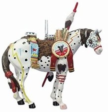Trail of Painted Ponies War Pony Ornament 2003 1496, Rare, BNIB