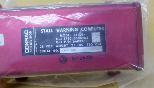 Conrac 54301-1F Stallwarncomputer (alt neu 1986) versiegelt - Bild 2 von 5