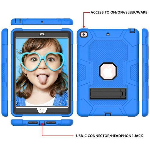 Heavy Duty Tough Case Cover For iPad 5/6/7/9/10/11th Gen Air Pro 11" 12.9" 2025 - Picture 26 of 61
