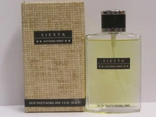 Siesta by Antonio Miro For Men 4 oz Eau de Toilette Spray New In Box Rare