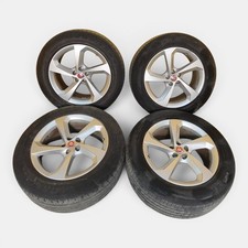 2017-2020 Jaguar F-pace 19 Inch Alloy Wheel Set Of 4 Silver 25555r19 Tires Oem 2017-2020 Jaguar F-pace 19 Inch Alloy Wheel Set Of 4 Silver 25555r19 Tires Oem
