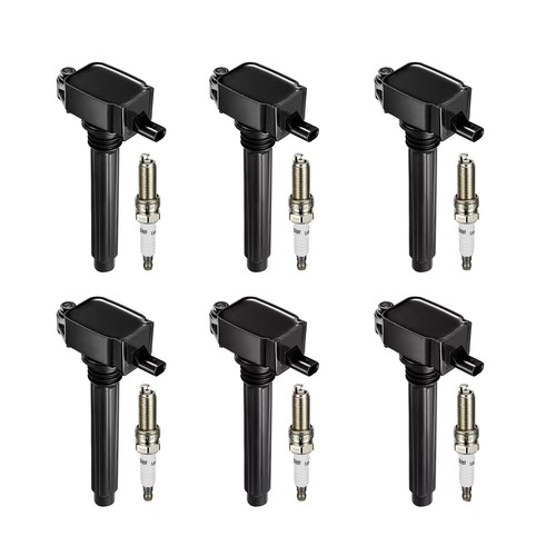 For Chrysler For Dodge For Jeep 6PCS Ignition Coil & Iridium Spark Plug - Picture 4 of 15