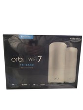 NEW Netgear RBE872 RBE872-100NAS Orbi Wi-Fi 7 IEEE 802.11be Ethernet Wireless