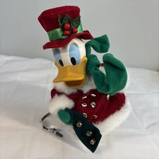 Disney Santas Best Donald Duck Animated Ornament Holiday Christmas Motion Works