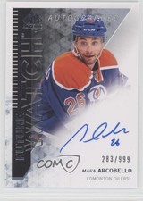 2013-14 SP Authentic Future Watch 283/999 Mark Arcobello #285 Auto x4f