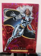 2024 Skybox 1992 Marvel Masterpieces Platinum Pink Lasers #86 Storm 246/992