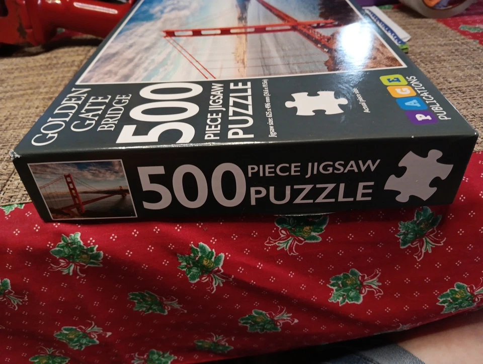 Page Publications "GOLDEN GATE BRIDGE" 500 Piece Puzzle 24.6" x 19.5" Complete - Image 3 of 4