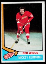 1974-75 Topps Mickey Redmond #120 Detroit Red Wings HOCKEY