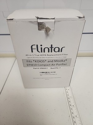 Flintar EPI810-2 Air Purifier  True HEPA Replacement Filter - 2 Pack KOIOS Mooka