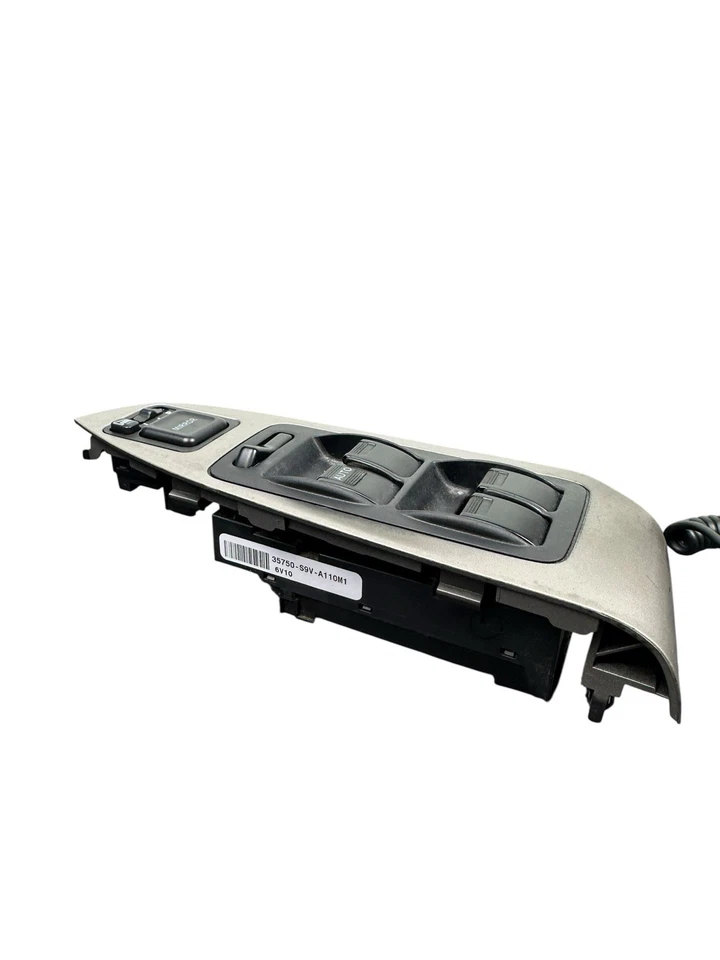 Interruptor de ventana maestro Honda Pilot 2003-2008 control del espejo retrovisor de puerta del conductor OEM Foto 2 de 3