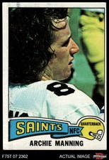 1975 Topps #135 Archie Manning Saints Ole Miss 4 - VG/EX