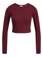Jjxx Damen Jack & Jones Female Langarm-T-Shirt Jxfeline STR Ls Rib Tee JRS
