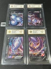 Pokémon TCG S-Chinese Mewtwo V-UNION CSEC NM Holo 4-Card Set Grade 10