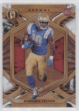 2021 Panini Gold Standard Rookies White Gold 36/49 Demetric Felton #177 0hg1