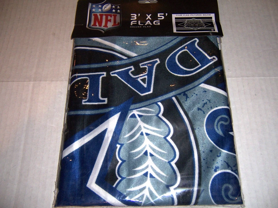 DALLAS COWBOYS END ZONE 3x5 FLAG  #1 Quality Genuine NFL Licensed USA seller - Image 2 of 4