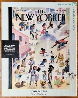 OOP New Yorker Lower East Side 1000 pc NYPC Jigsaw Puzzle COMPLETE Rare HTF