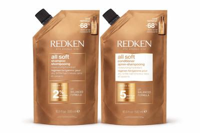 Redken All Soft Shampoo and Conditioner Duo Set - 16oz Each