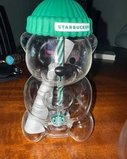 Starbucks Bearista Tumblr Glass Cup